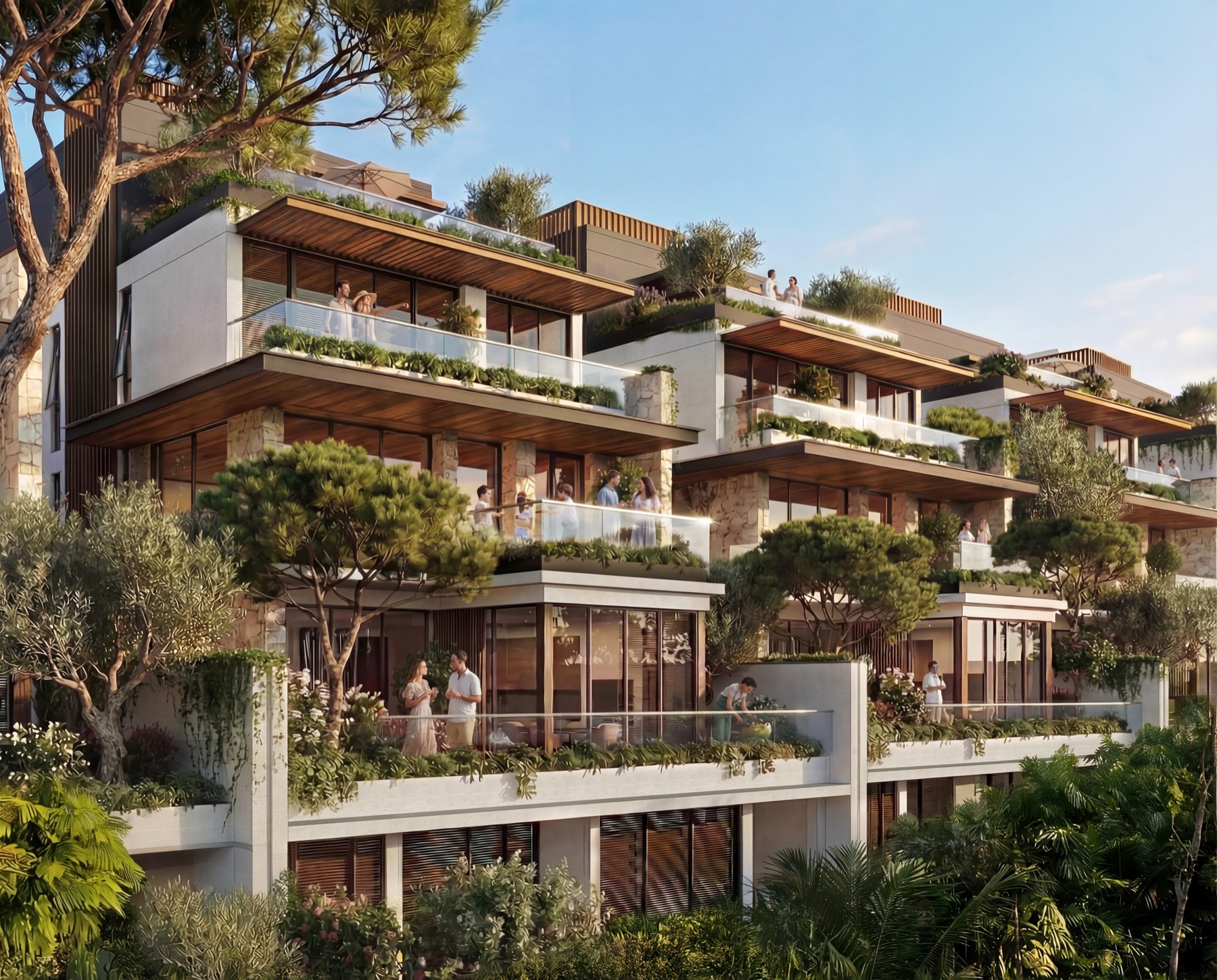 Kiến trúc nhà bậc thang bán&nbsp;âm&nbsp;đất